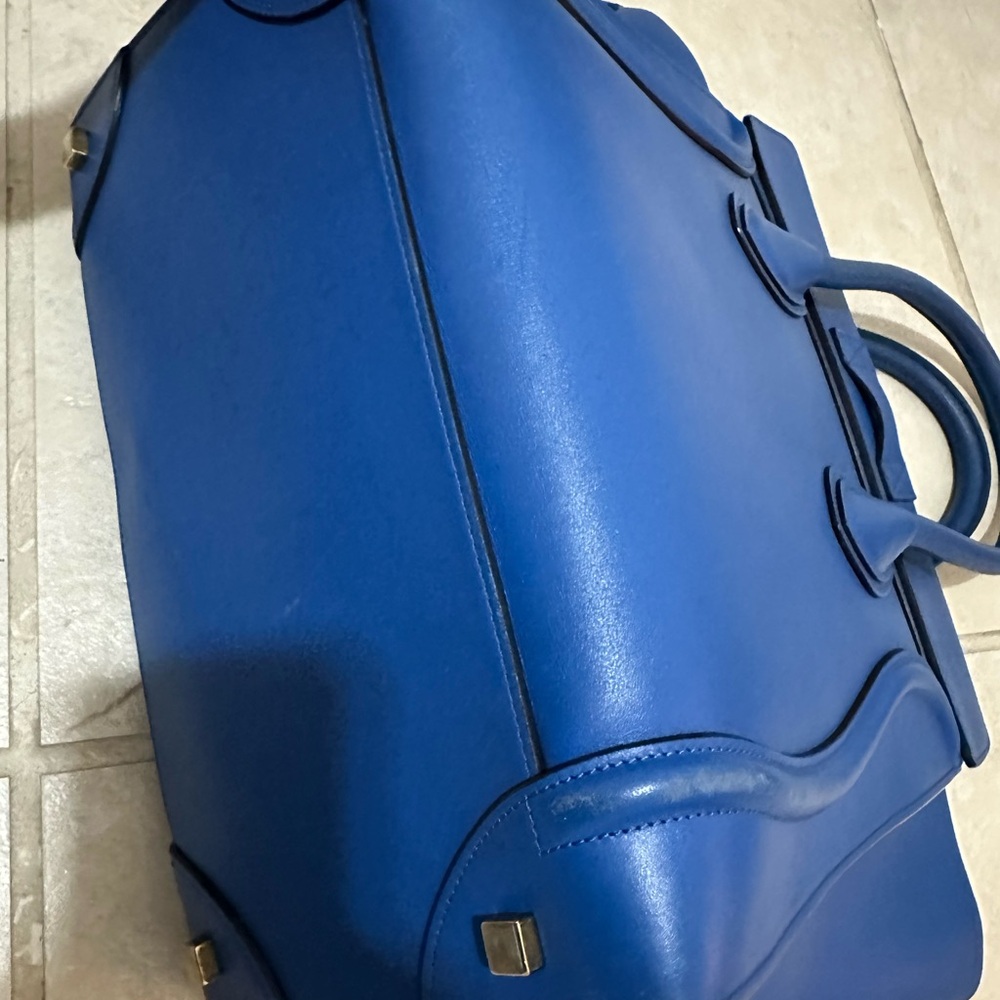 Celine Cobalt Blue Luggage Bag - Picture 8 of 9